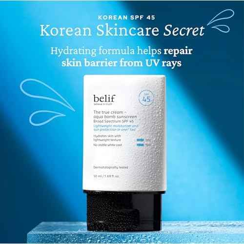 belif Hydrate & Go Kit ? 4-Step Korean Skincare Gift Set with Toner, Moisturizing Bomb, Jelly Cleanser, Eye Bomb, SPF 45 Sunscreen, TSA-Friendly, Deep Hydration & Barrier Care for Glowy, Bouncy Skin