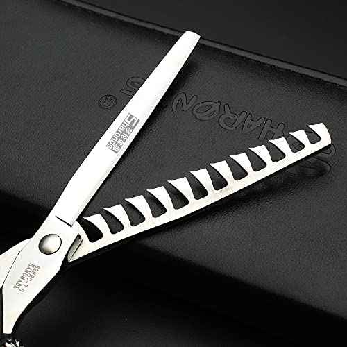 Professional Japanese Hair Scissors - 440C Stainless Steel/Rose Razor Edge (6-Inch, 3-Piece Set) with Gift Scissor Bag