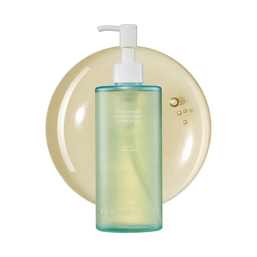 ANOTHERFACE PEPTATHENOL™ Aqua Balance Cleansing Oil, Korean Skin Care, Black Head & Waterproof Makeup Removal, Deep Cleansing, Quick Melting, Non-irritation for Sensitive Skin, Vegan, 10.14 Fl. Oz
