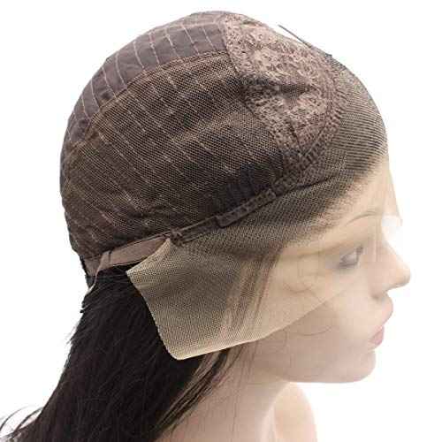 MX angel Long Wavy Ombre Blonde Hand Tied Synthetic Wig Lace Front Heat Resistant Fiber Hair Wig
