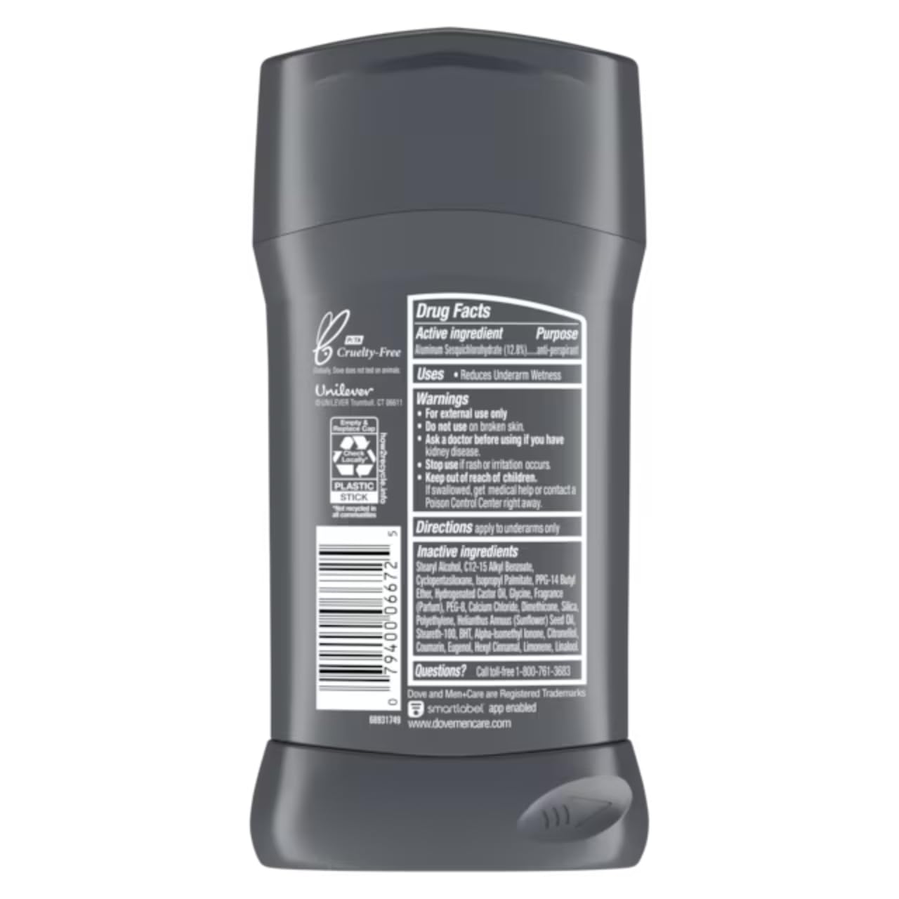 Dove MEN Deo A/P Extra Fresh - 2.7oz