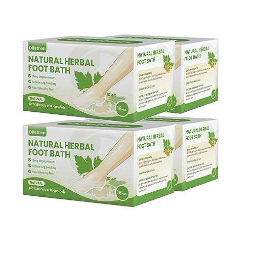 Natural Mugwort/Wormwood Herbal Foot Soak,Lymphatic Ginger Foot Bath Bag, Anti-Swelling Foot SPA Promote Metabolism, Foot Care 15g/PCS (64PCS)