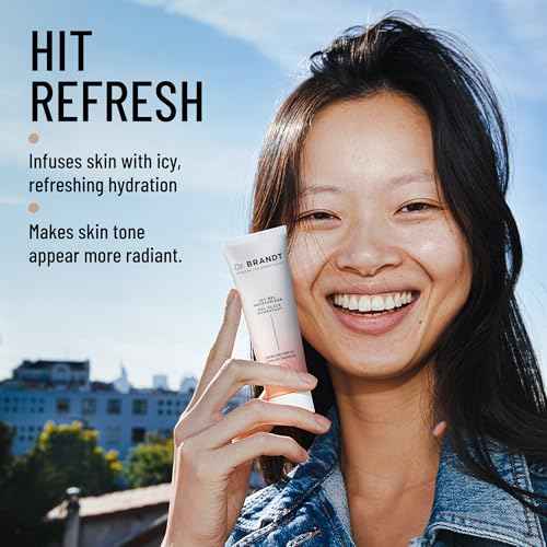 Dr. Brandt iD-STRESS Icy Gel Moisturizer - Revitalize Dull-Looking Skin for a Flawless, Dewy Complexion - 1.7 fl oz, Pack of 2