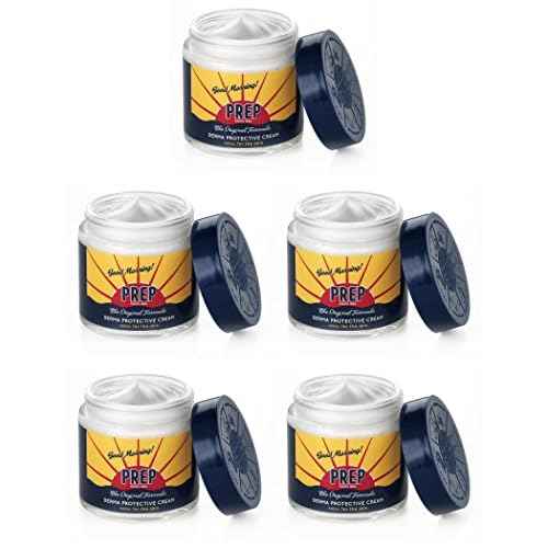 PREP: Derma Protective Cream, Paraben Free 2.53 Fluid Ounce (75ml) Jar (Pack of 5) [ Italian Import ]