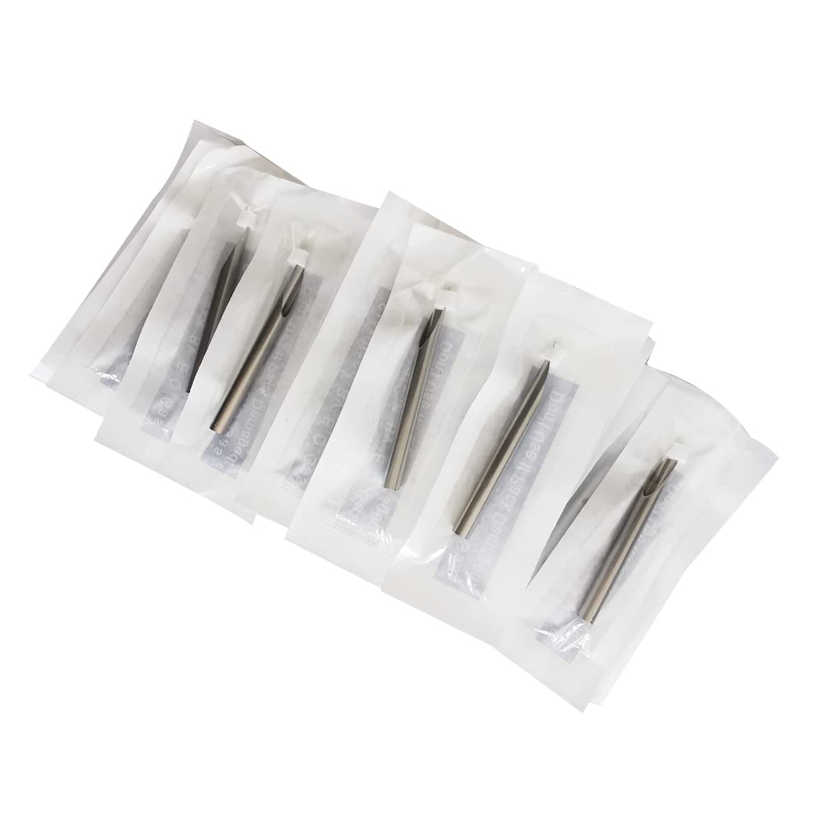 Body Piercing Needles - NeedleWalk 50Pcs Hollow Needles 6G Piercing Needle Kit for Ear Nose Piercing And Lip Tongue Piercing Tattoo Supply