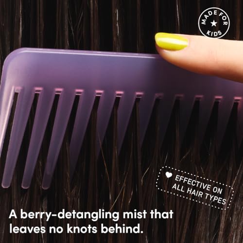 Evereden Kids Detangler Spray: 4-in-1 Leave-In Hair Spray | Detangle, Moisturize, & Protect | Easily Tackle Even the Toughest Knots | Clean & Vegan All types of Hair Product for Kids