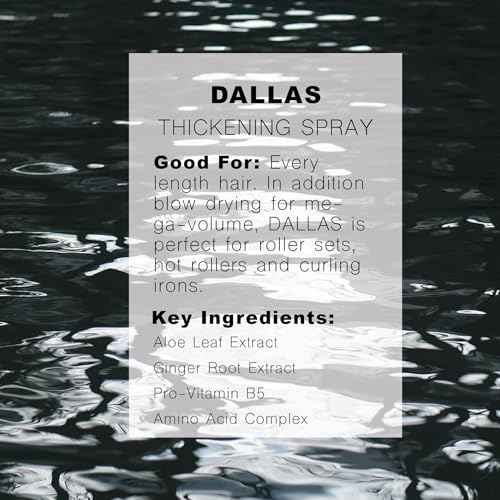 R+Co Dallas Hair Thickening Spray | Volumizing & Texturizing Spray for All Lengths | Adds Volume, Body & Shine | Perfect for Blowouts, Curling Irons & Roller Sets