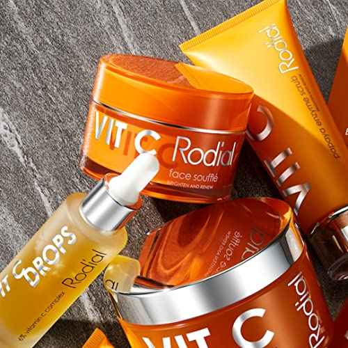 Rodial Vit C Face Souffl? 1.7 fl oz, Unique Formula for Dry/Dehydrated Skin and Shea Butter for Ultra-Hydration, Vitamin C to Boost Skin Radiance, Hyaluronic Acid for Firming and Plumping