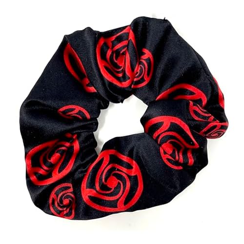 JUST FUNKY Jujutsu Kaisen Scrunchies Set Officially Licensed Anime Hair Ties, Pack of 3