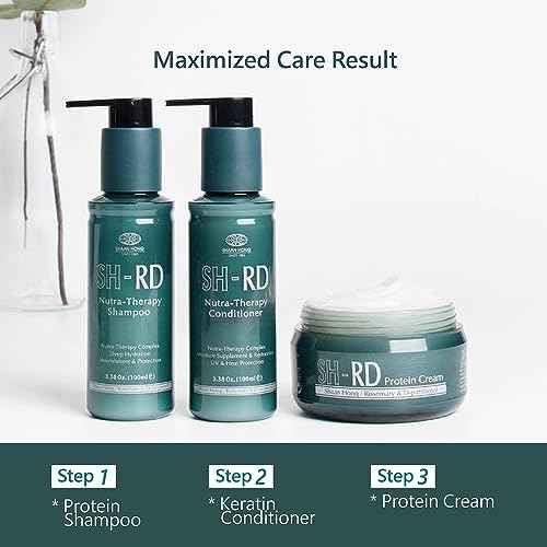 SH-RD Nutra-Therapy Conditioner for Dry Damaged Hair, 16.9oz/500ml - Protein Hair Treatment to Repair Split Ends & Moisture with Keratin for Color-Treated, Frizzy, Bleached Hair