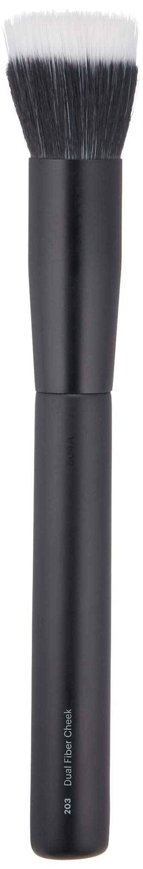 Glo Skin Beauty Dual Fiber Cheek Brush 203 - Professional Makeup Brush for Blush and Foundation - Cruelty Free