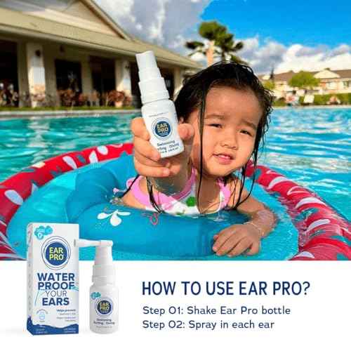 EarPro Natural Swimmer Ear Spray for Kids & Adults ? Block Water Before Swimming, Surfing or Diving - Replace Ear Plugs ? Safe & Easy Protection Against Trapped Water ? 4 Pack, Up to 800 Sprays.