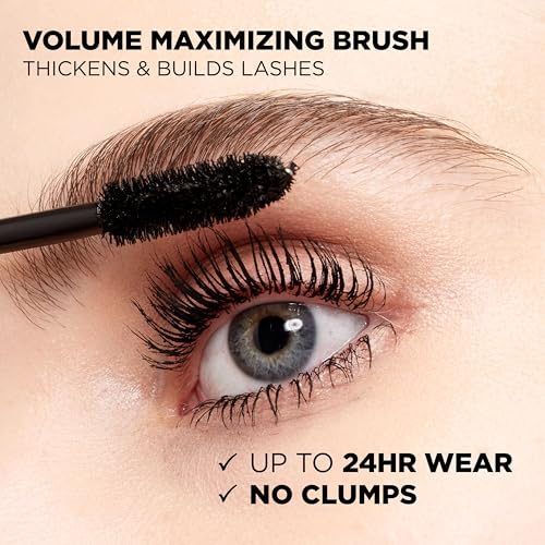 L’Oreal Paris Makeup Voluminous Original Volume Building Mascara, Black Brown, 0.28 fl; oz.