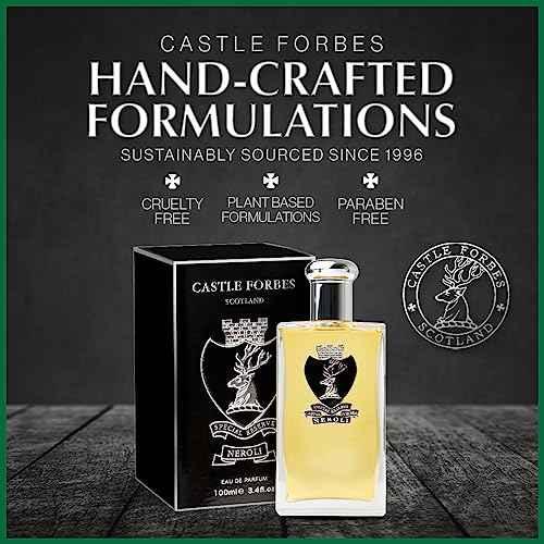 Castle Forbes KEIG Men's Cologne, 100ml | Fresh & Bold, Long-Lasting Citrus Scent w/Essential Oils | Paraben-Free, Cruelty-Free, Unapologetically Scottish Fragrance