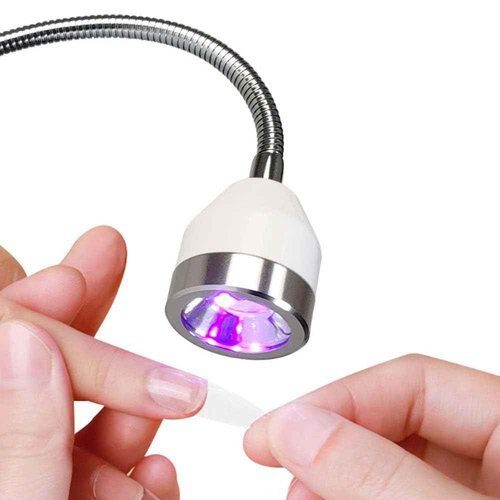 YIZHUO UV Led Nail Lamp, 9W Flash Cure Light for Gel-X & Semi-Cured Strips, Rechargeable Auto Sensor Gooseneck Mini UV Light for Nails, Portable Salon Precision for Home DIY Use