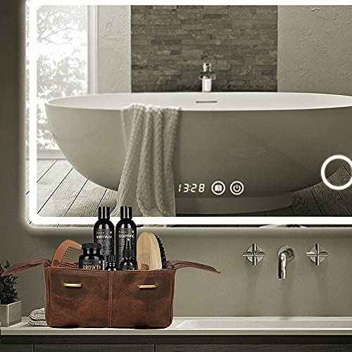 Leather Toiletry Bag, Toiletry Bags for Women, Leather Cosmetic Bag, Cosmetic Bags for Women, Dopp Kit