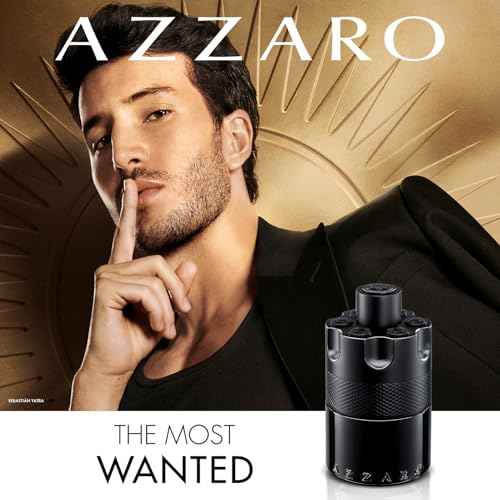 Azzaro The Most Wanted Eau de Parfum Intense - Woody & Seductive Mens Cologne - Foug?re, Ambery & Spicy Fragrance for Date Night - Lasting Wear - Luxury Perfumes for Men
