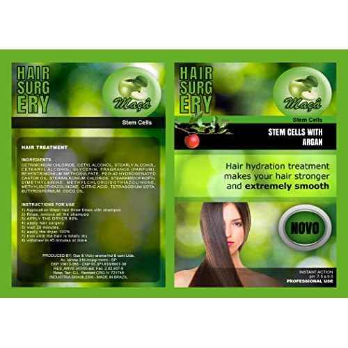 KERA FRUIT Hair Treatment 16 Fl Oz, Cirugia Capilar, Chocolate and Celulas Madres (CELULAS MADRES), Natural, Sulfate Free, Unisex, Straightening and Shining