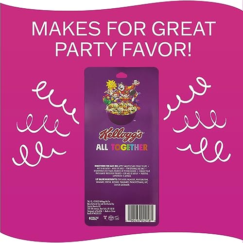 Taste Beauty KELLOGGS Breakfast Pack Lip Balms- 8-Pack of Favorite Cereal Flavors incl Rice Krispies, Frosted Flakes & More