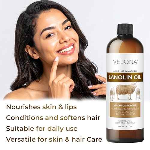 velona Lanolin Oil USP Grade 64 fl oz | 100% Pure and Natural Carrier Oil | Refined, Cold pressed | Skin, Hair, Body & Face Moisturizing | Use Today - Enjoy Results¡¦
