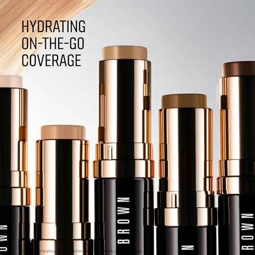 Bobbi Brown Skin Foundation Stick | Portable & Creamy with Medium-to-Full Coverage for Even-Toned Skin, 0.31 Ounce
