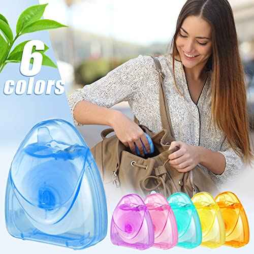Patelai 100 Boxes Dental Floss Bulk Each 54 Yards/50 M Mint Waxed Mini Travel Size Tooth Floss Picks Pack Individually Wrapped for Adults Homeless Teeth and Gum Protection