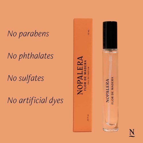 Nopalera Flor de Madera Eau de Parfum – 10ML Travel Spray | Tamarind, Mexican Citrus, Violet & Cedarwood | Clean Beauty Unisex Fragrance Inspired by Mexico City
