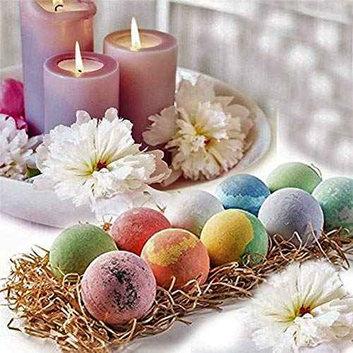Bath Bombs for Women Gift Set. 12 Fizzy Handmade Shea Butter Essential Oil Bath Bombs for Mom & Wife. Gift for Women & Men.