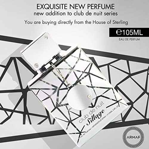 Armaf Club De Nuit Sillage For Unisex Eau de Parfum Spray, 3.6 Ounce