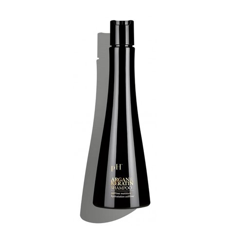 pH PURE HAIR Argan & Keratin Shampoo - Deeply Hydrating & Moisturizing Hair Shampoo for Damaged, Color-Treated Hair - Adds Shine, Strength & Softness - 8.45 oz