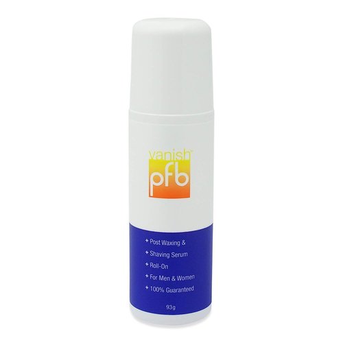 PFB Vanish Razor Bump Stopper Roll On Shaving Gel - Skin Care Treatment for Ingrown Hairs and Razor Burns, 93g