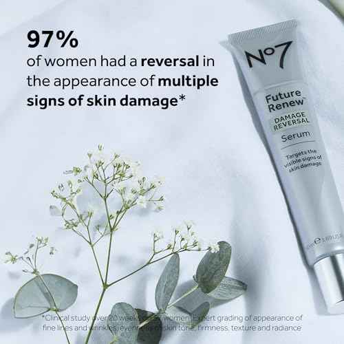 No7 Future Renew Damage Reversal Anti Aging Serum for Face - Face Serum for Women with Peptides to Support Skin Repair - Helps Reduce Fine Lines, Wrinkles, Dryness & Uneven Tone (0.84 Fl oz)
