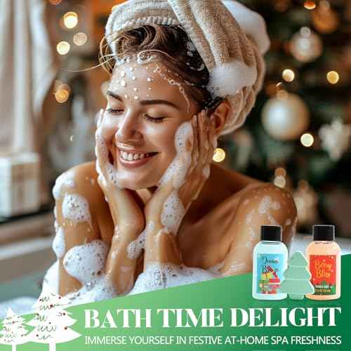 2025 Limited Edition Advent Calendar Christmas Hand Cream Gifts Sets for Women, 24pcs Spa Gift Set, Bubble Bath, Body Scrub, Shower Gel, Body Lotion, Soap, Loofah, Christmas tree bath bomb