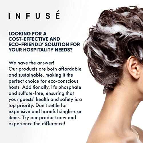Terra Pure Infuse Lavender Mint Hotel Shampoo | 1 Gallon | For Hospitality & Vacation Rentals to Refill Dispensers | (4 Gallons)
