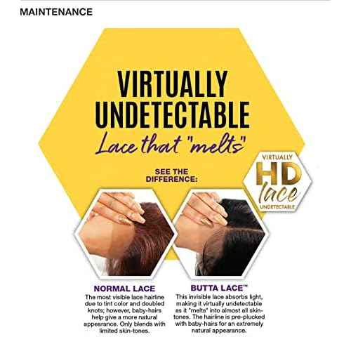 Sensationnel Butta Lace Wigs - Unit 17 Extra Wide 5 Inch Deep Parting Synthetic Preplucked Hairline Glueless Lacefront (BALAYAGECHOCOLATE)