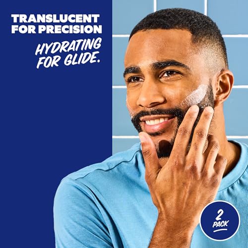 Dollar Shave Club | Shave Butter 2-Pack | For Sensitive Skin, A Translucent Shaving Cream & Gel Alternative, Designed For A Gentle Glide, Helps To Fight Razor Bumps and Ingrown Hairs, Blue