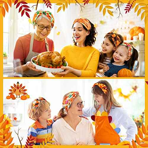 XunYee 28 Pcs Christmas Holiday Headbands for Women Thanksgiving Head Bands Nurses Winter Headbands Bulk Nursing Autumn Hair Accessories Stretchy Fall Non Slip Head Wrap Knot Hair Bands Accessories
