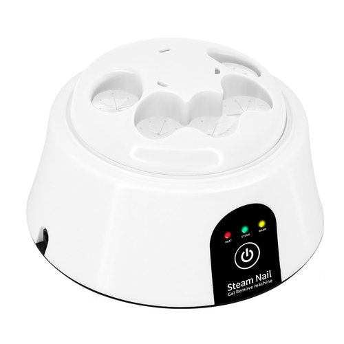 Nail Soaking Bowl, Electric Soak off Bowl Manicure Soaker for Gel Nail Polish Remover, Acrylic Nails, Dip Powder Remover, White