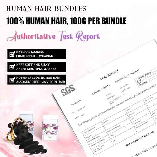 DMKEEP 12A Human Hair Bundles 20 22 24 Inch Body Wave Bundles Human Hair 100% Unprocessed Brazilian Raw Virgin Hair 3 Pcs Quick Weave Human Hair Extensions Natural Color