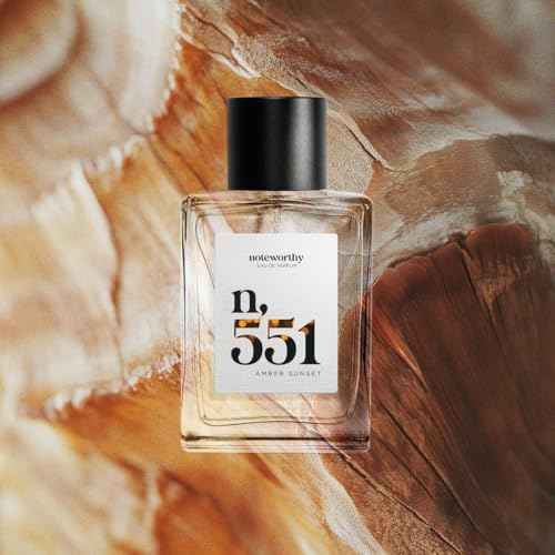 Noteworthy n,551 Amber Sunset Eau De Parfum ? Lily of the Valley, Amber, Sandalwood | Sophisticated, Warm Fragrance for Any Occasion | Long-lasting Unisex Perfume for Women & Men (50ml)