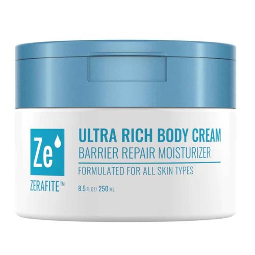 ZERAFITE Ultra Rich Body Cream Barrier Repair Moisturizer for All Skin Types & Dry Skin, 8.5 FL. Oz.