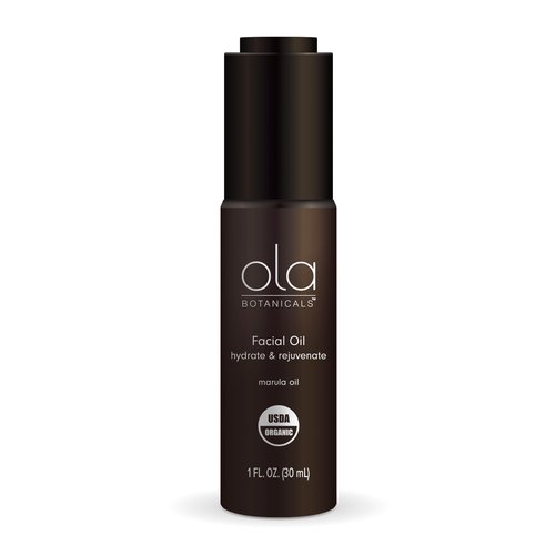 'Ola Botanicals Facial Oil (1 Fl. Oz.), Marula Oil, Hydrating & Rejuvenating, Certified USDA Organic, Cruelty Free, Non-GMO, Dr. Mercola'