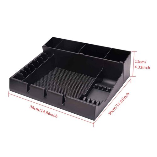 BIUDECO Barber Clipper Tray Organizer Portable Haircut Tools Keeper for Salon Hair Clippers Holder with Multiple Compartments Station Organizer for Hair Cutting Tools