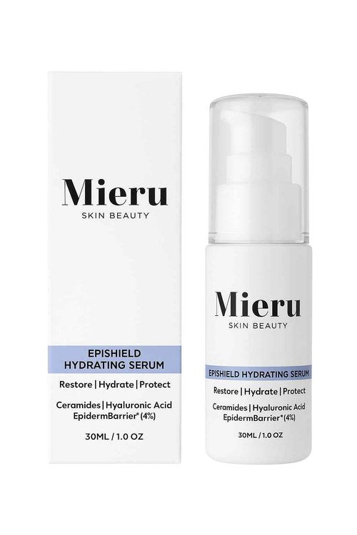 MIERU Epishield Hydrating Serum with Ceramides & Hyaluronic Acid – Restores Skin Barrier, Hydrates & Protects