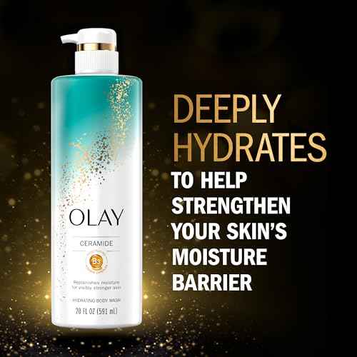 Olay Cleansing & Strengthening Body Wash for Women with Ceramide & Vitamin B3 Complex, Supports Skin's Natural PH, Advanced Formula, 20 fl oz
