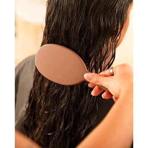 FRAMAR Chocolate Hair Brush Detangler ? Wet Hair Brushes For Women, Womens Hair Brush, Hair Accessories, Hairbrush For Women, Cepillos Para Cabello, Reduces Breakage ? Detangle Brush