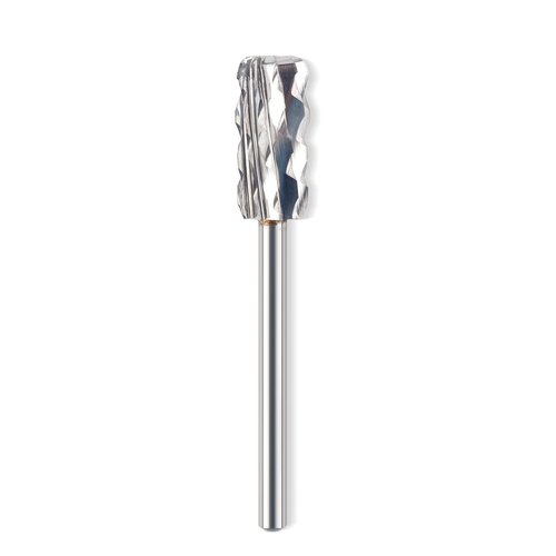 QUNZHAO Nail Drill Bits Dust Droof Bit Tungsten Steel Fast Remove Acrylic or Hard Gel 3/32" Shank - Manicure, Nail Art, Drill Machine Accessories (4X Extra coarse-4XC, Silver)