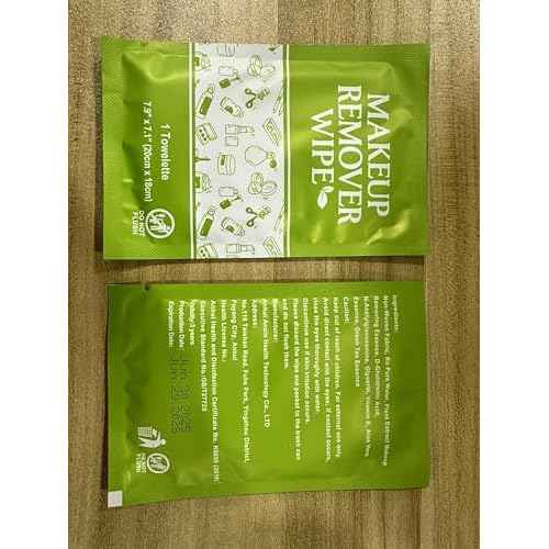 Makeup Remover Wipes Individually Wrapped, 200 Pcs Gentle Facial Cleansing Towelettes Alcohol Free, Perfect Travel Essential and Bachelorette, Wedding, Party Favor