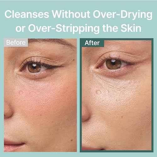 Illiyoon Gentle Deep Facial Cleanser | Low pH Gel-to-Foam Face Wash for Sensitive Skin, Hydrating Gel Cleanser & Daily Makeup Remover, Korean Skincare, 8.45 fl.oz.