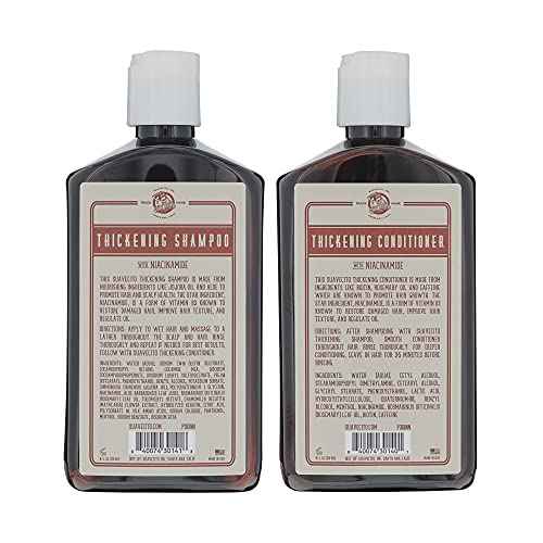 Suavecito Hair Loss Treatment Kit For Hair Regrowth - Minoxidil 5%, Hair Thickening Shampoo & Conditioner With Niacinamide & Biotin, Matte Hair Cream With DHT Blocker For Styling Thinning Hair To Look Thick & Full With Volume